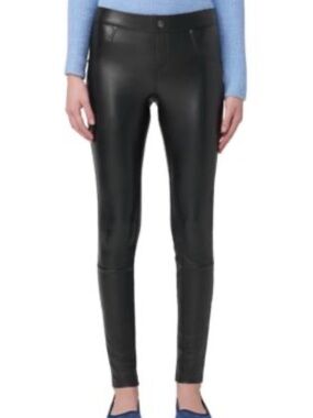 HUE Faux Leather Leggings – Size XS – Black